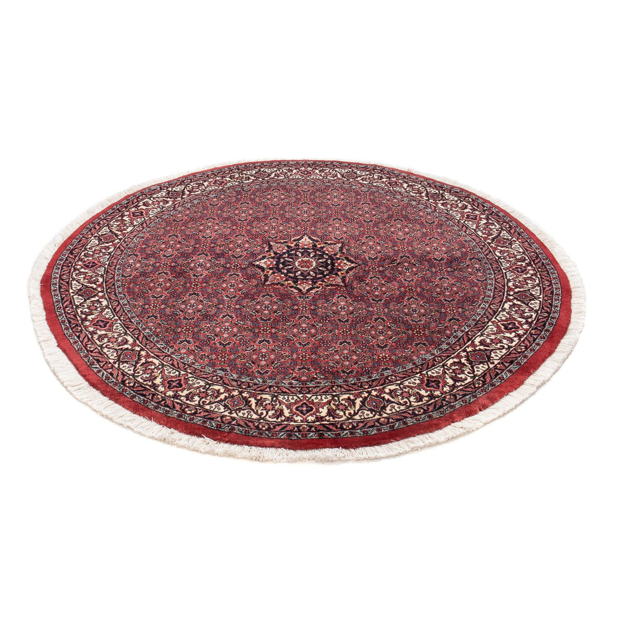 Perser Rug - Bidjar round  - 150 x 150 cm - dark red