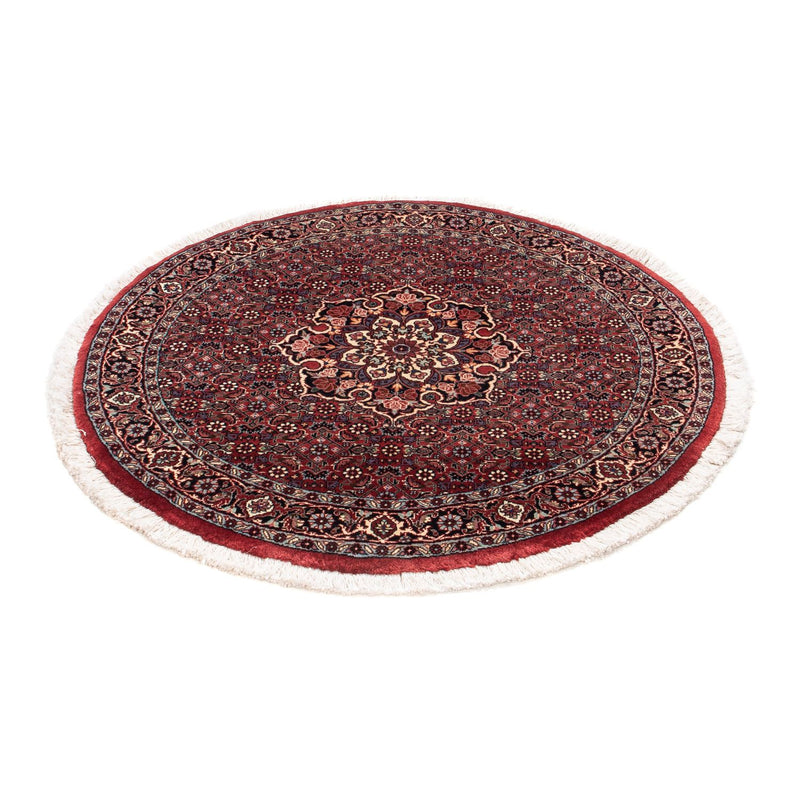 Perser Rug - Bidjar round  - 100 x 100 cm - dark red