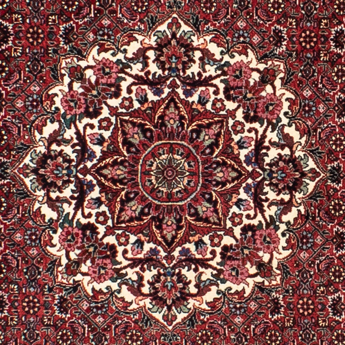 Perser Rug - Bidjar round  - 150 x 150 cm - dark red