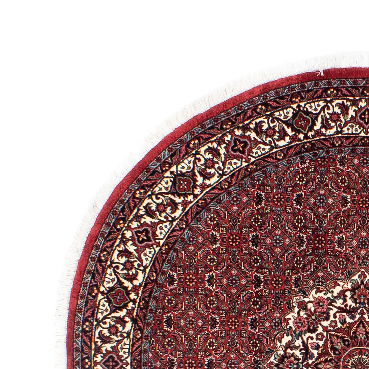 Perser Rug - Bidjar round  - 150 x 150 cm - dark red