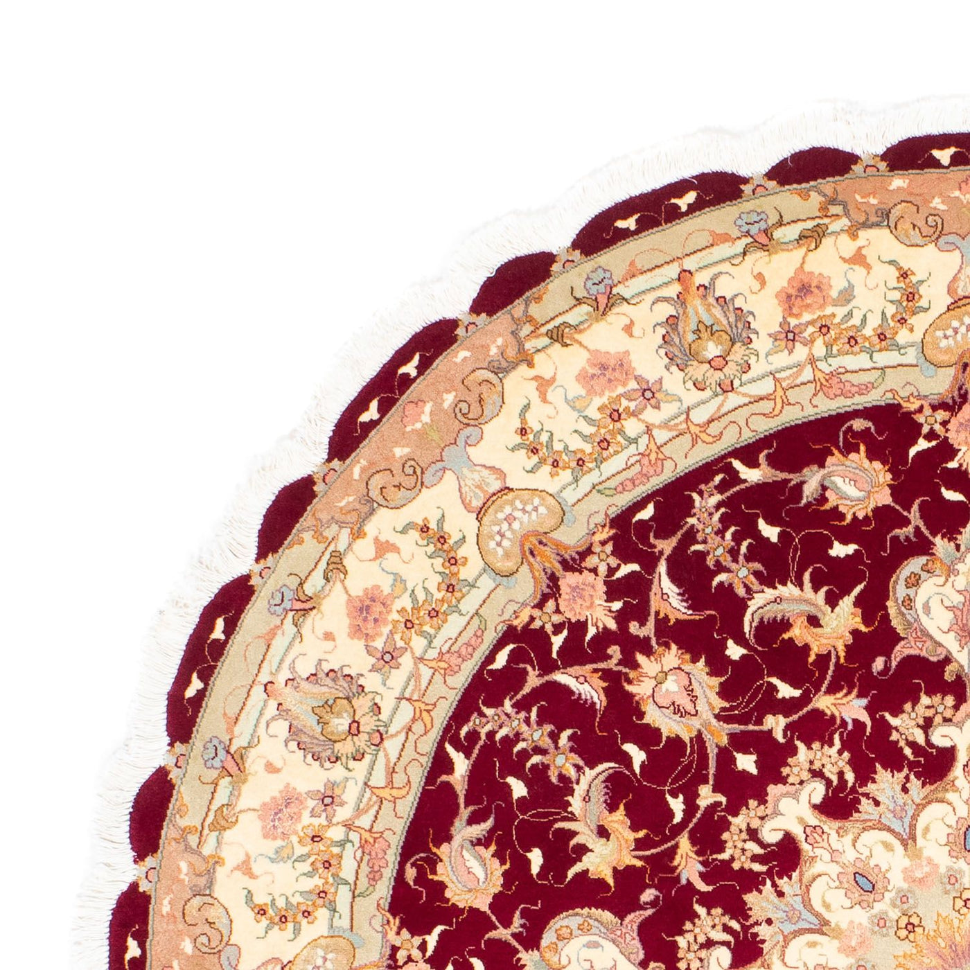 Tabriz - 50 Raj Rug 150x150cm - Persian Rugs