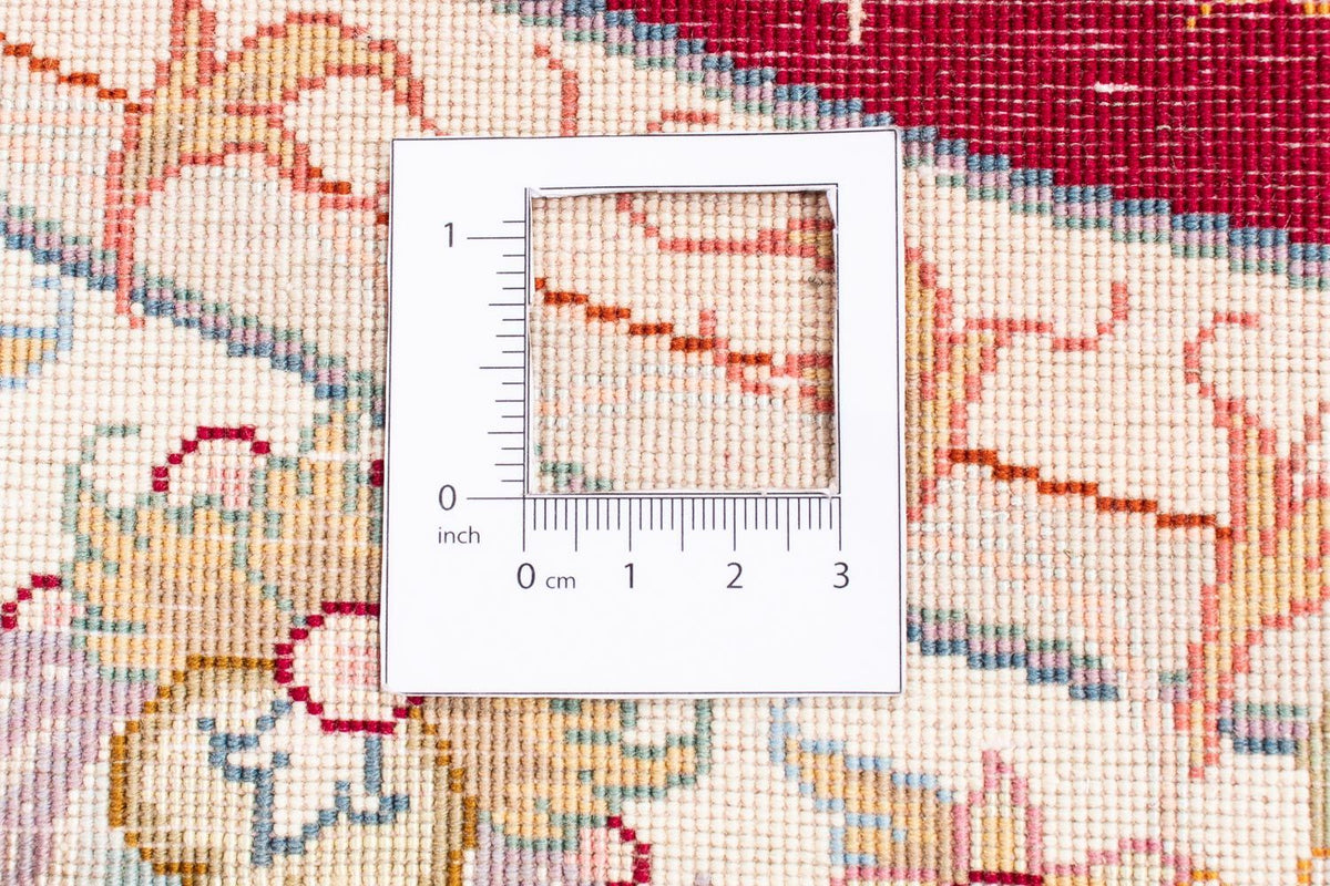 Perser Rug - Tabriz - Royal round  - 150 x 150 cm - dark red