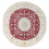 Perser Rug - Nain - Royal round  - 292 x 292 cm - dark red
