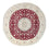 Perser Rug - Nain round  - 302 x 302 cm - dark red