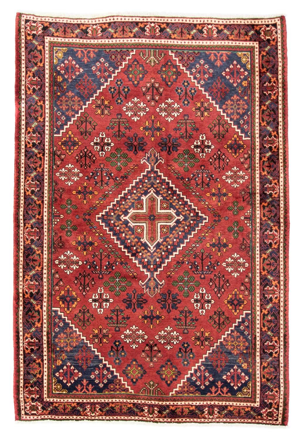 Perser Rug - Nomadic - 205 x 138 cm - dark red