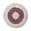 Perser Rug - Nain round  - 297 x 297 cm - dark red