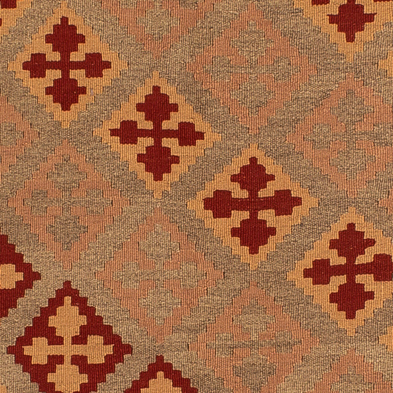 Kelim Rug - Oriental square  - 165 x 161 cm - dark red