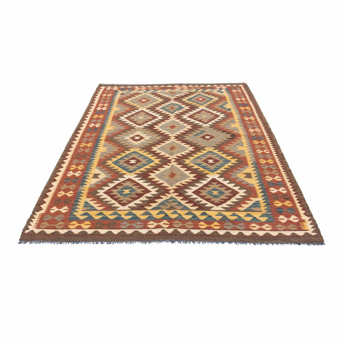 Kelim Rug - Oriental - 210 x 150 cm - light brown