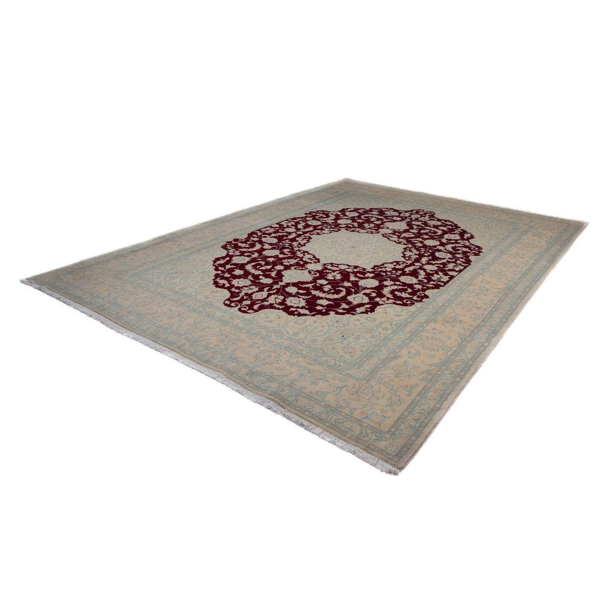 Perser Rug - Nain - 349 x 248 cm - dark red