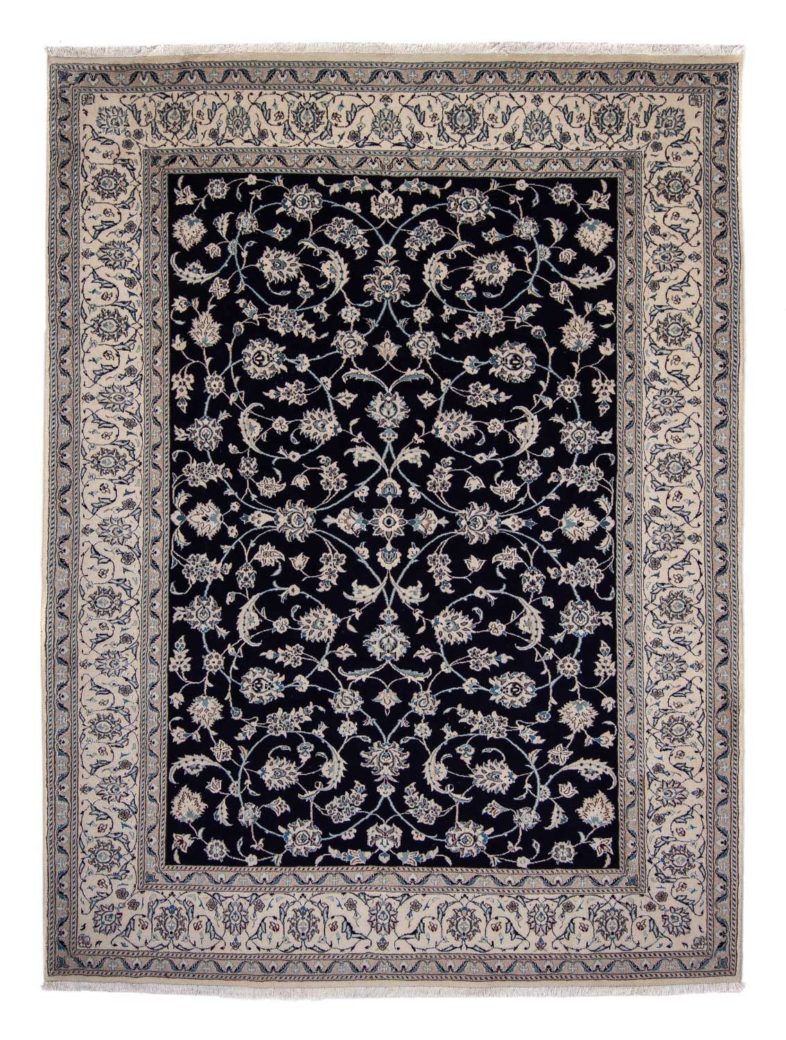 Perser Rug - Nain - 338 x 245 cm - dark blue