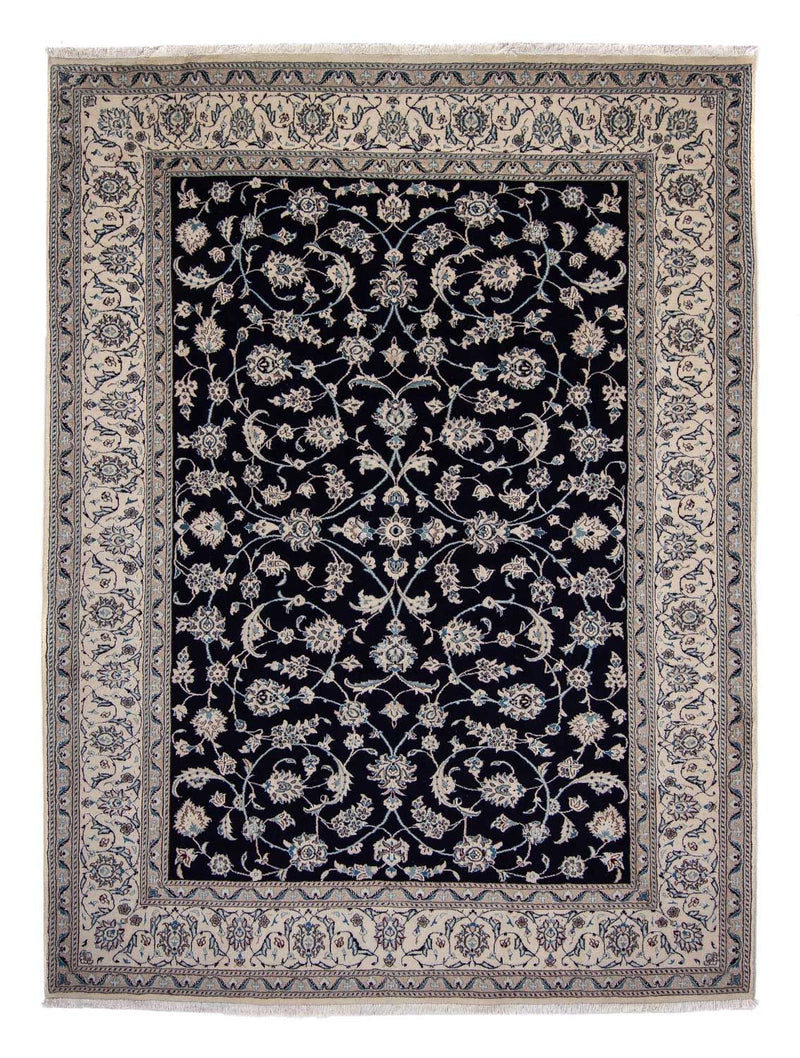Perser Rug - Nain - 338 x 245 cm - dark blue