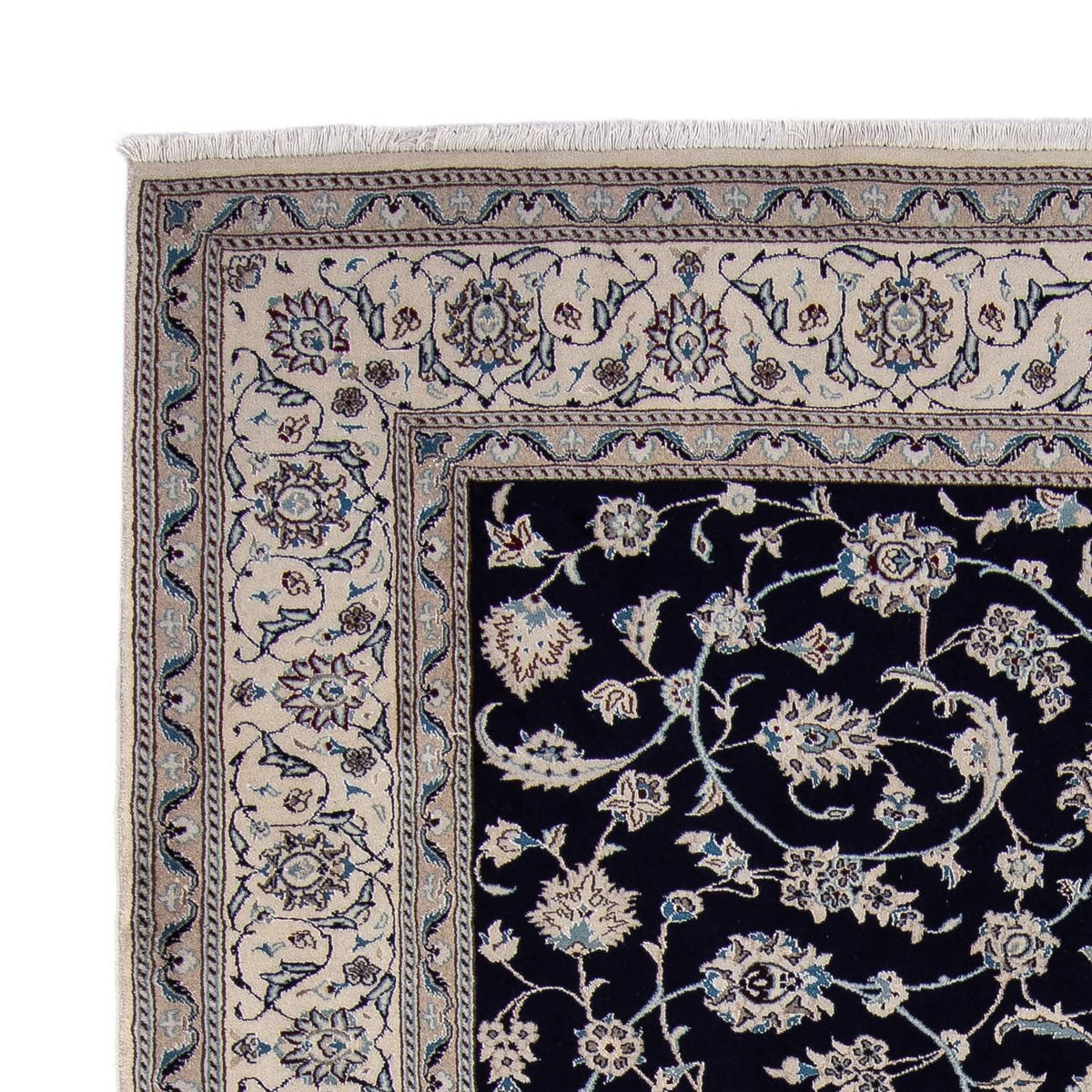 Perser Rug - Nain - 338 x 245 cm - dark blue