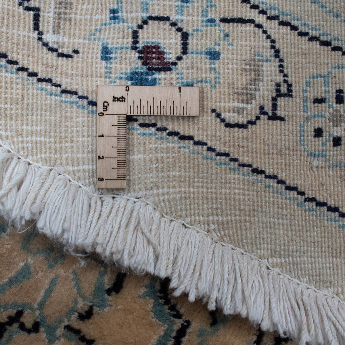 Perser Rug - Nain round  - 287 x 287 cm - dark red