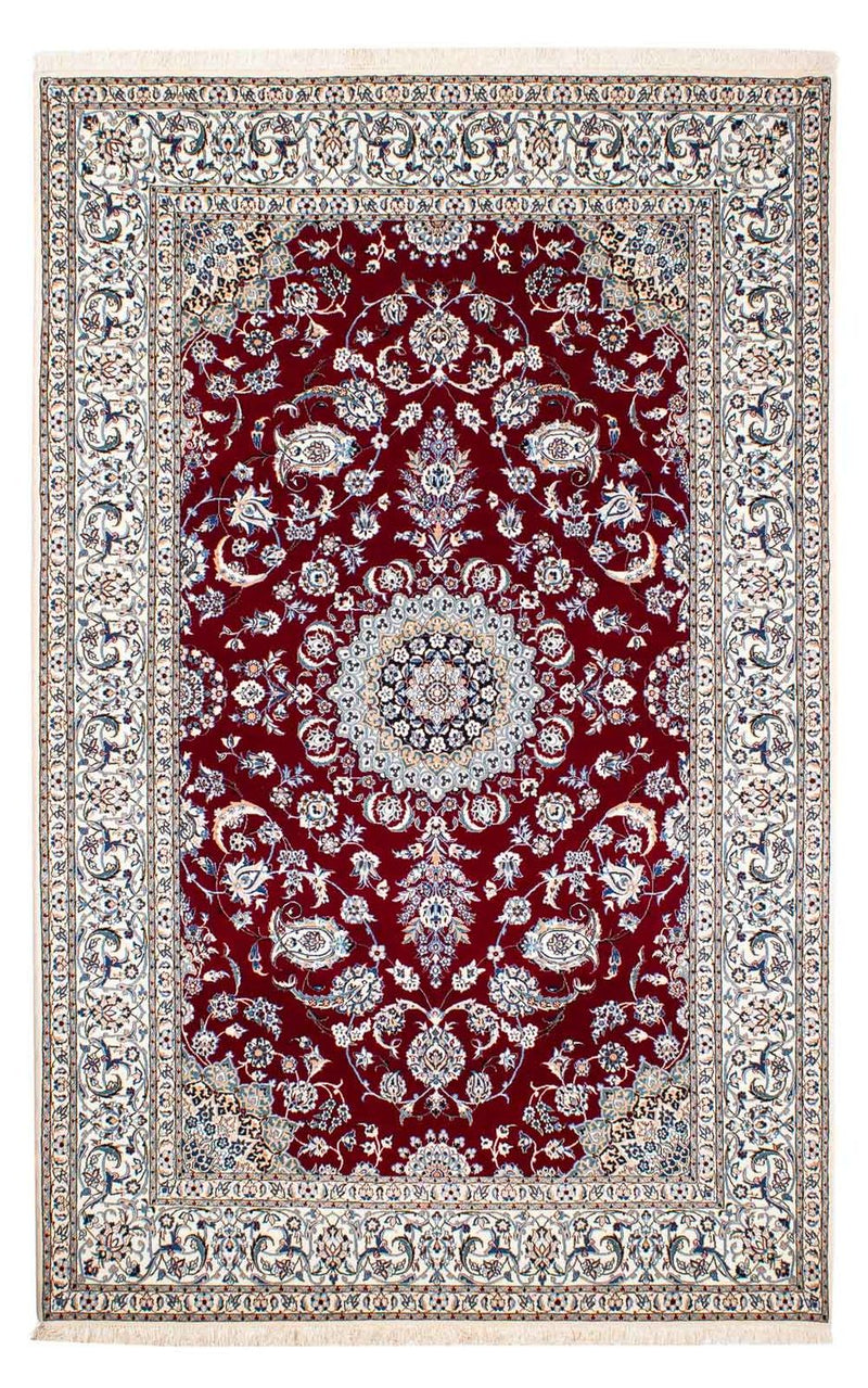 Perser Rug - Nain - Premium - 238 x 151 cm - dark red