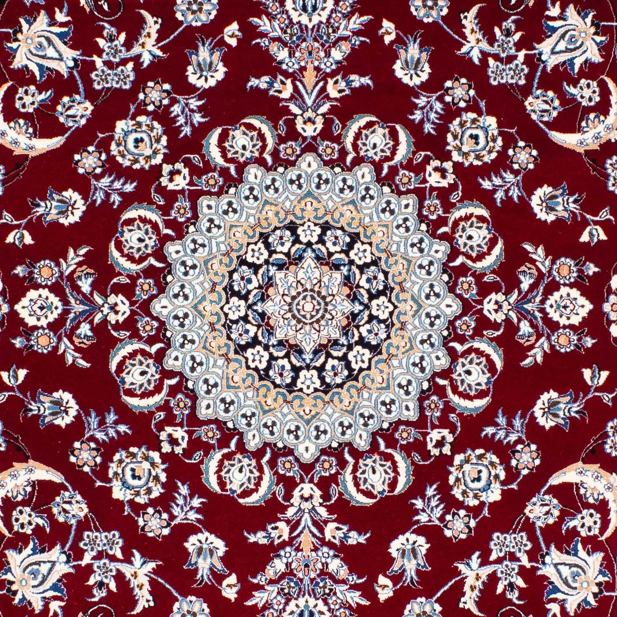 Perser Rug - Nain - Premium - 238 x 151 cm - dark red