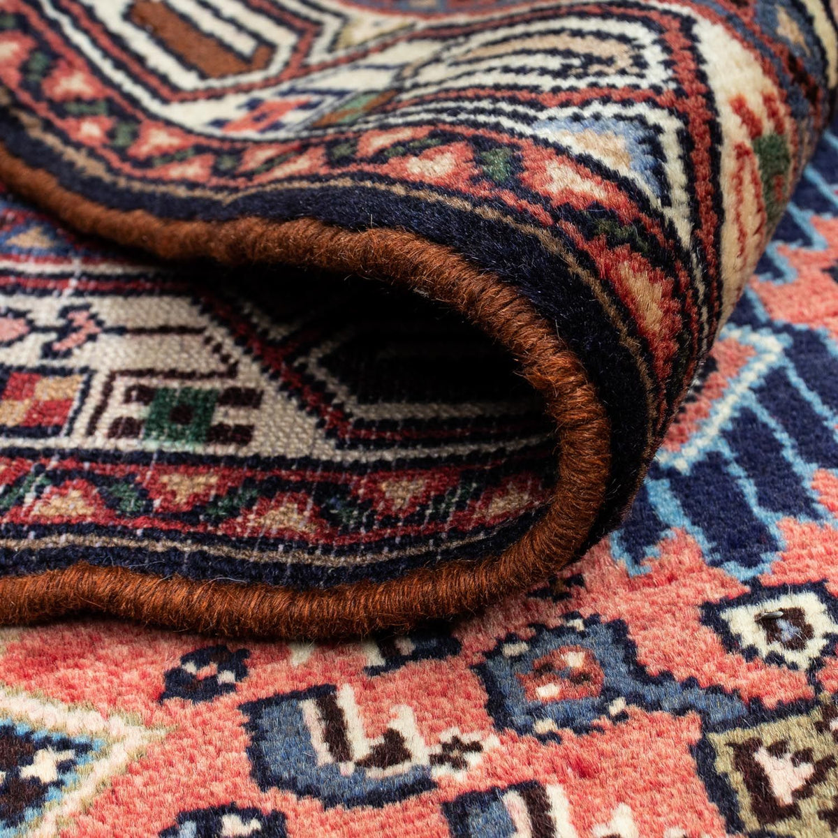 Perser Rug - Nomadic - 125 x 80 cm - light red