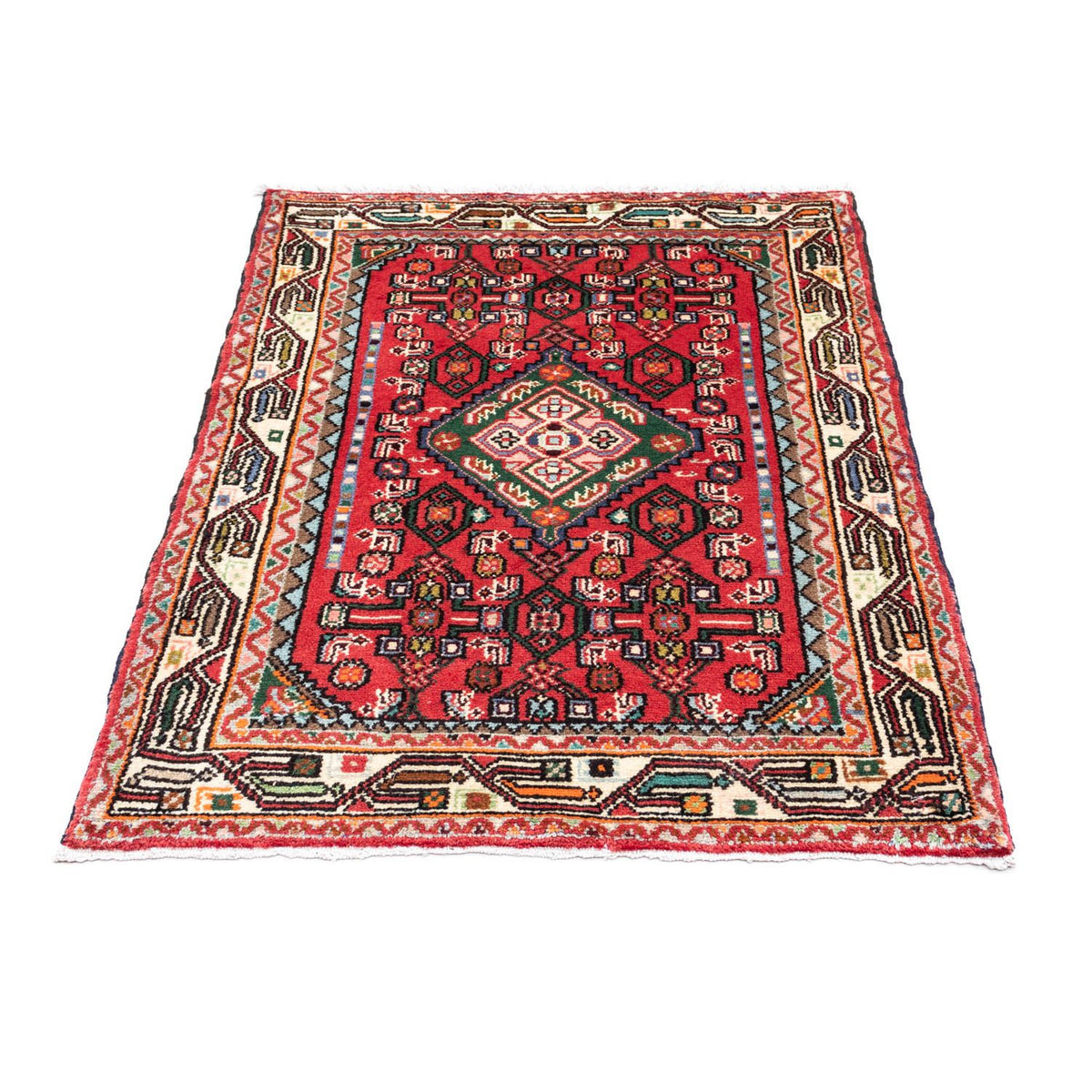 Perser Rug - Nomadic - 121 x 82 cm - red