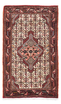 Perser Rug - Nomadic - 131 x 80 cm - dark red