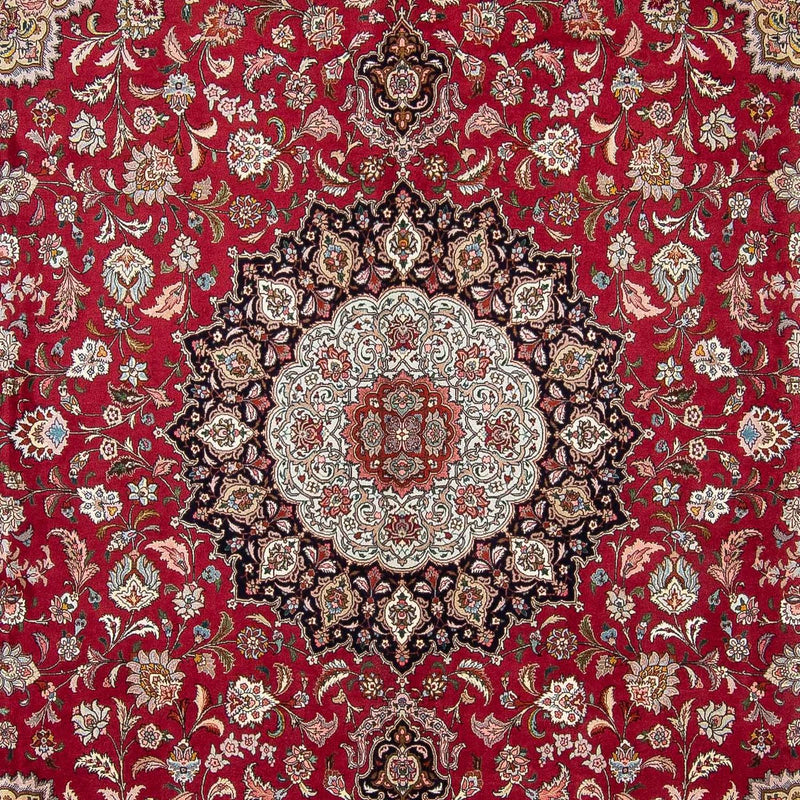 Perser Rug - Tabriz square  - 303 x 300 cm - dark red