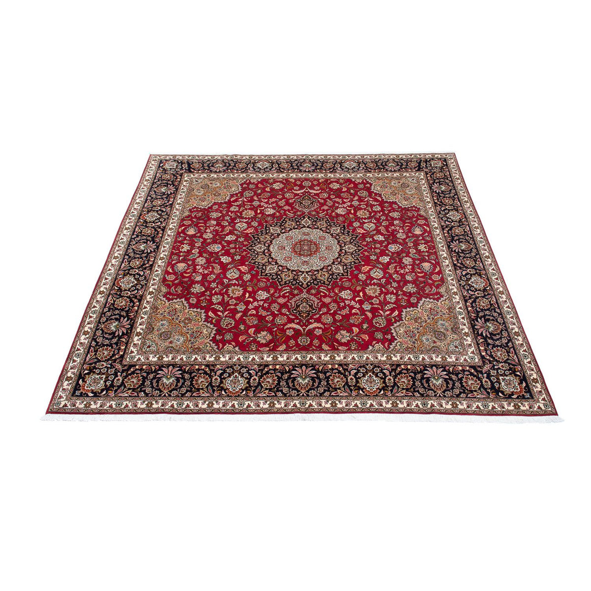 Perser Rug - Tabriz square  - 303 x 300 cm - dark red