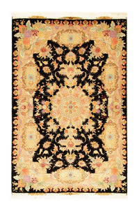 Perser Rug - Tabriz - Royal - 152 x 102 cm - black