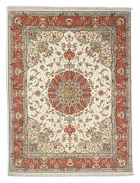 Perser Rug - Tabriz - Royal - 198 x 150 cm - beige