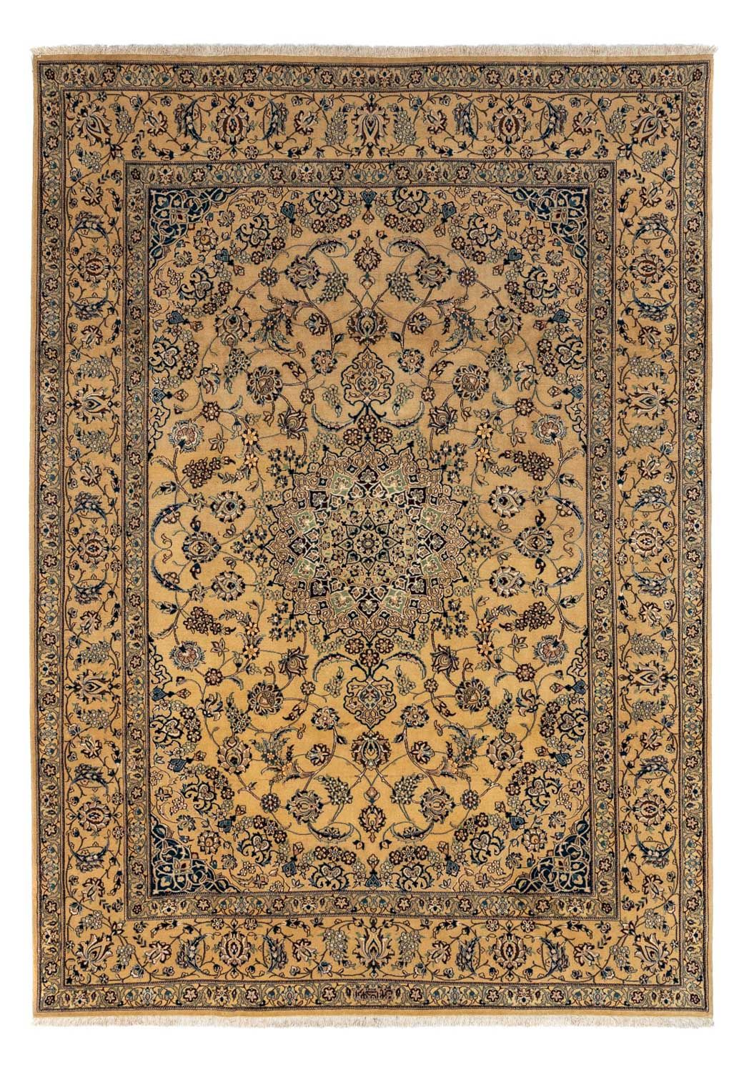 Perser Rug - Nain - Royal - 343 x 242 cm - light brown