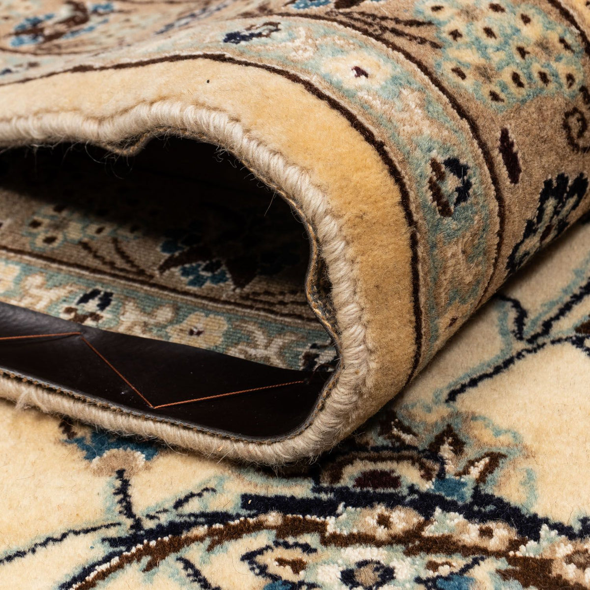 Perser Rug - Nain - Royal - 342 x 250 cm - dark beige