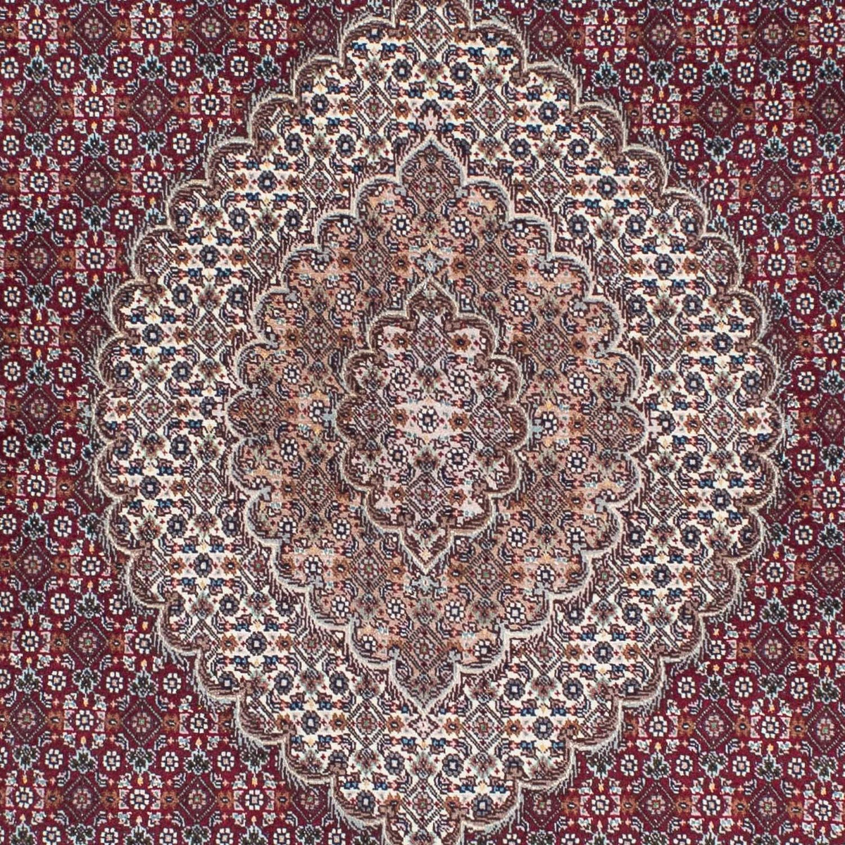 Perser Rug - Tabriz - 210 x 152 cm - dark red