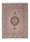 Tabriz Rug 154x214cm - Persian Rugs - Rectangle / Light Brown / 154 x 214 cm Rectangle