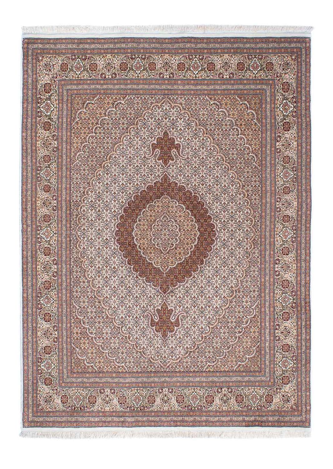 Perser Rug - Tabriz - 214 x 154 cm - light brown