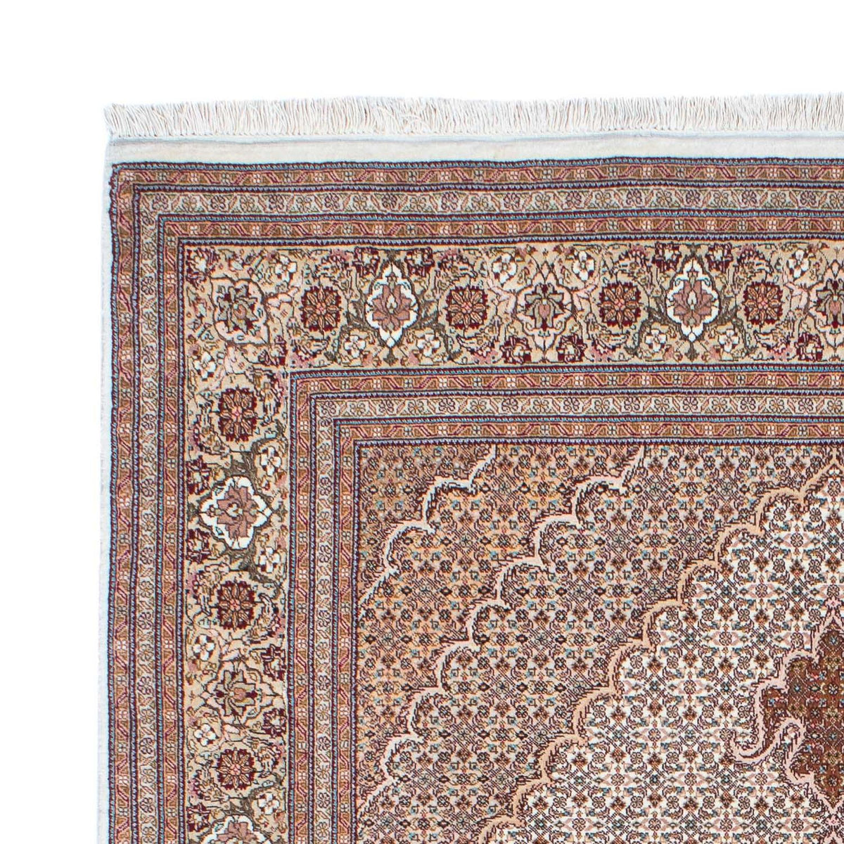 Perser Rug - Tabriz - 214 x 154 cm - light brown