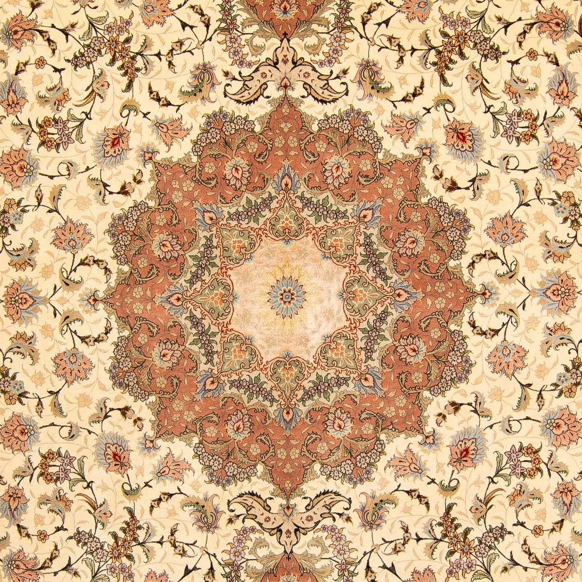Perser Rug - Tabriz - Royal - 413 x 297 cm - brown