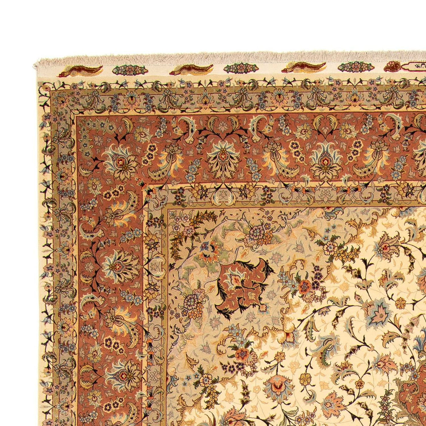 Tabriz - 50 Raj Rug 413x297cm - Persian Rugs