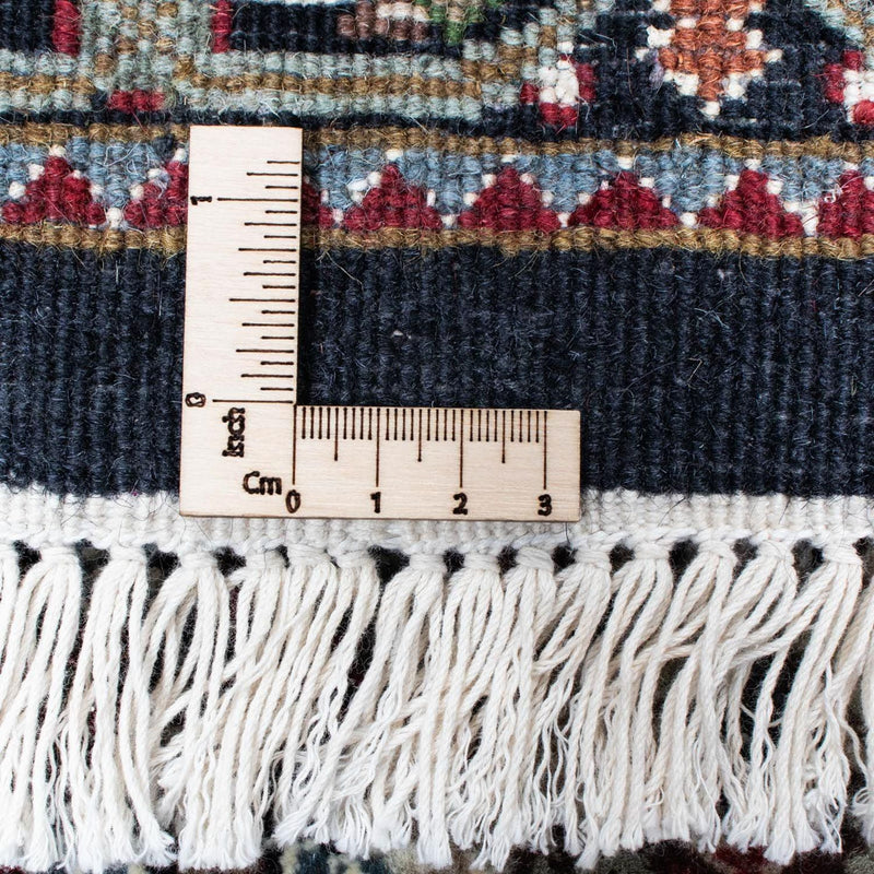 Runner Perser Rug - Tabriz - 393 x 83 cm - dark blue