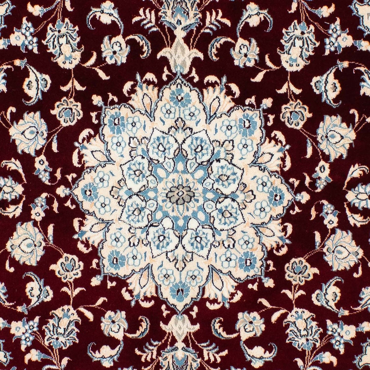 Perser Rug - Nain - Royal square  - 156 x 145 cm - dark red