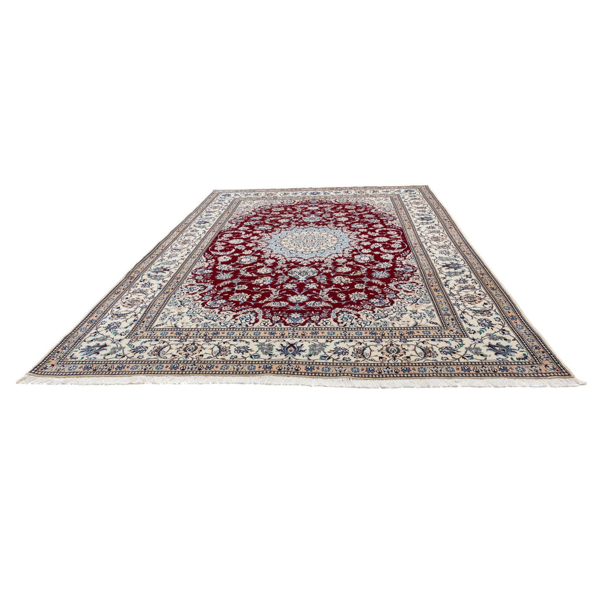 Perser Rug - Nain - Royal - 337 x 240 cm - dark red