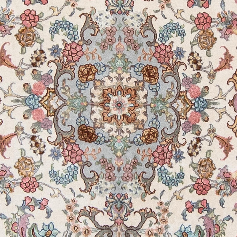 Runner Perser Rug - Tabriz - Royal - 356 x 90 cm - beige
