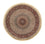 Oriental Rug - Hereke round  - 215 x 215 cm - light brown