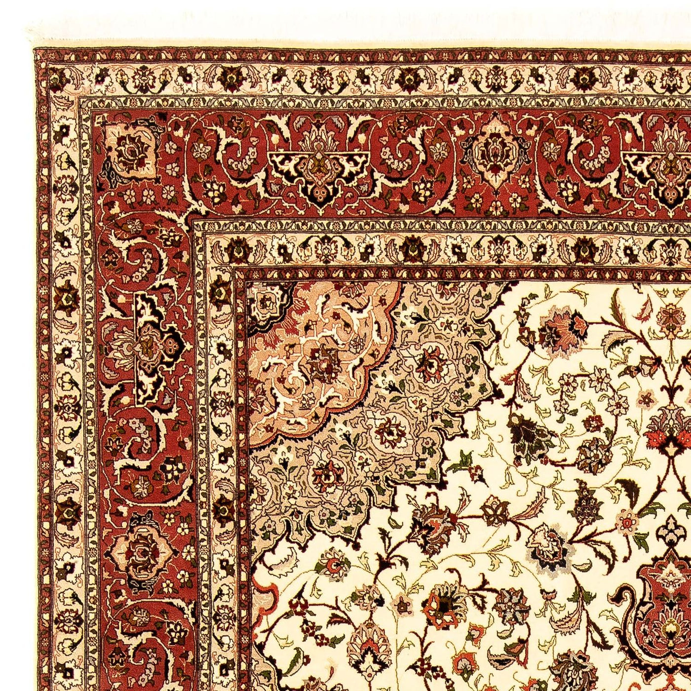 Täbriz - 50 Raj Teppich 359x248cm - Perserteppich