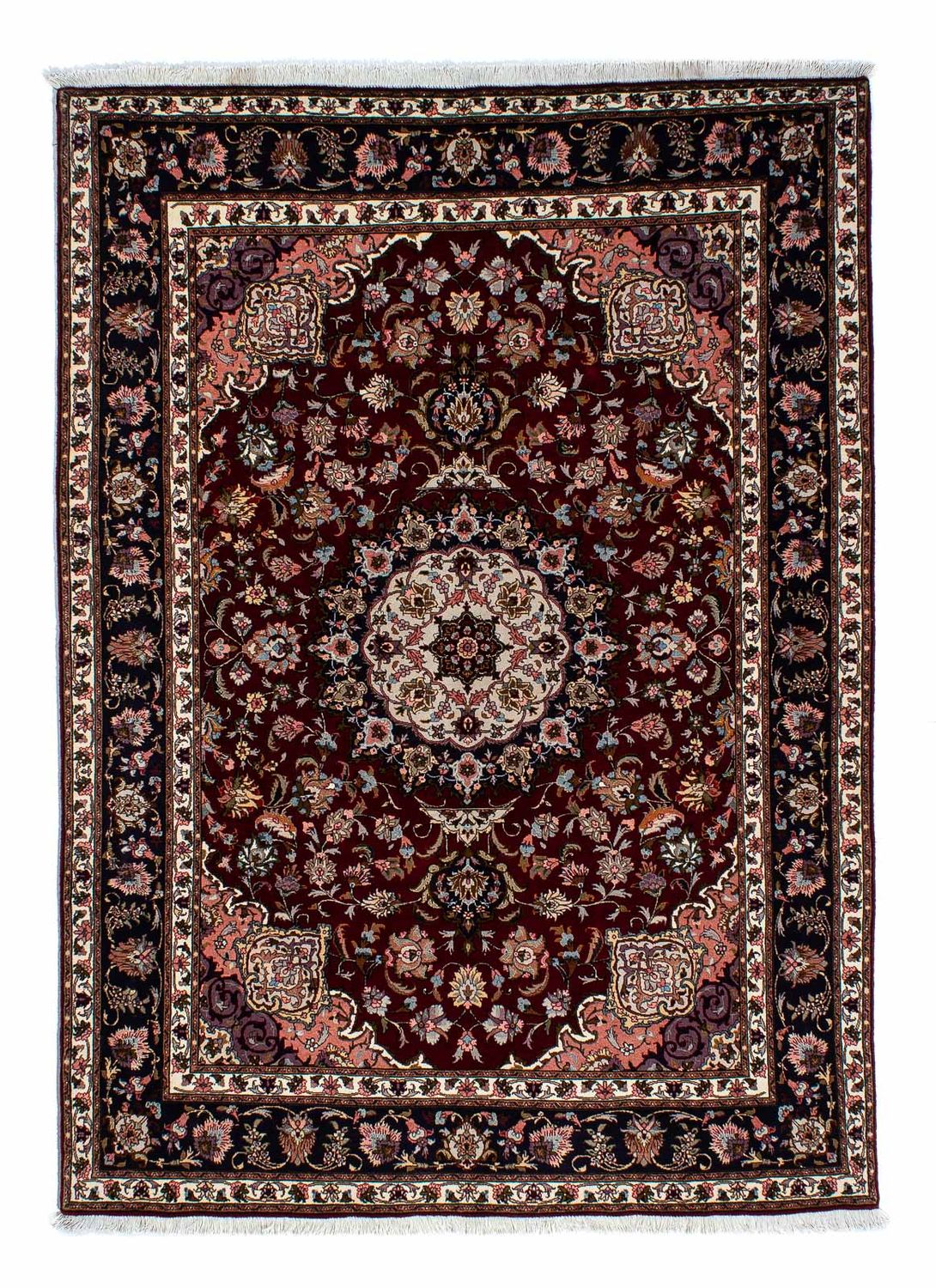 Perser Rug - Tabriz - Royal - 214 x 153 cm - dark red