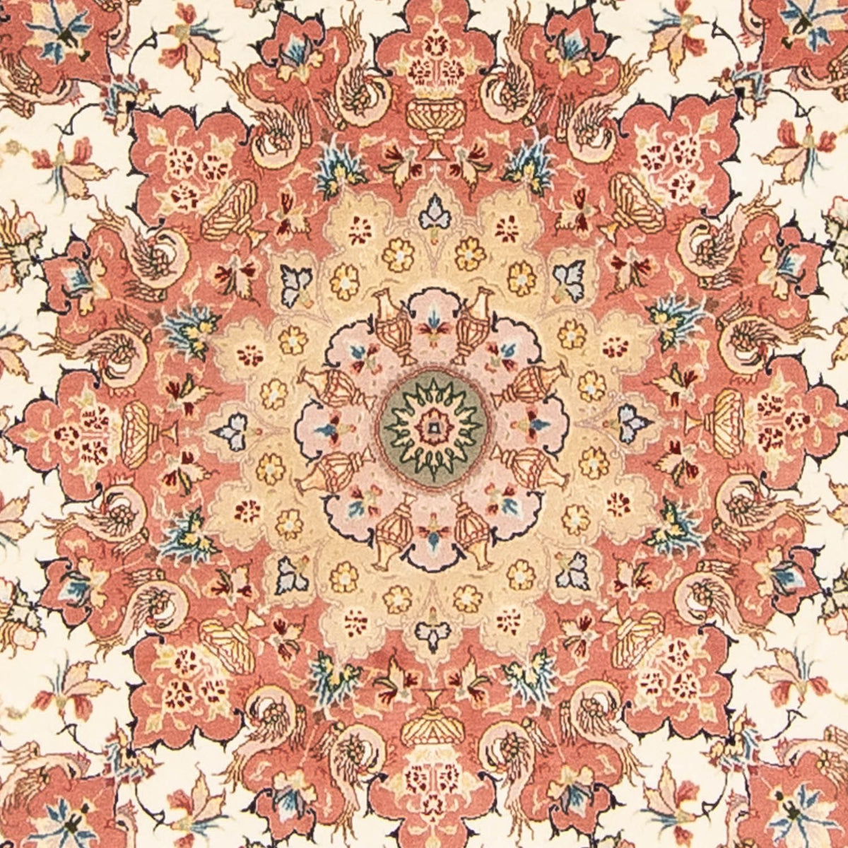 Perser Rug - Tabriz - Royal round  - 207 x 207 cm - beige