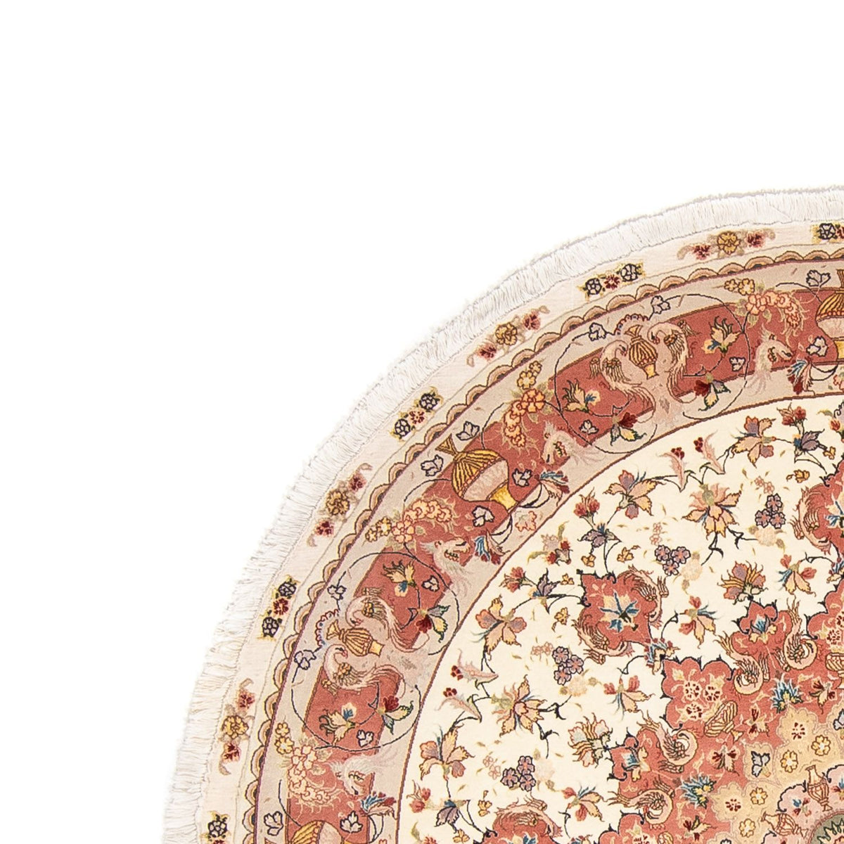 Perser Rug - Tabriz - Royal round  - 207 x 207 cm - beige