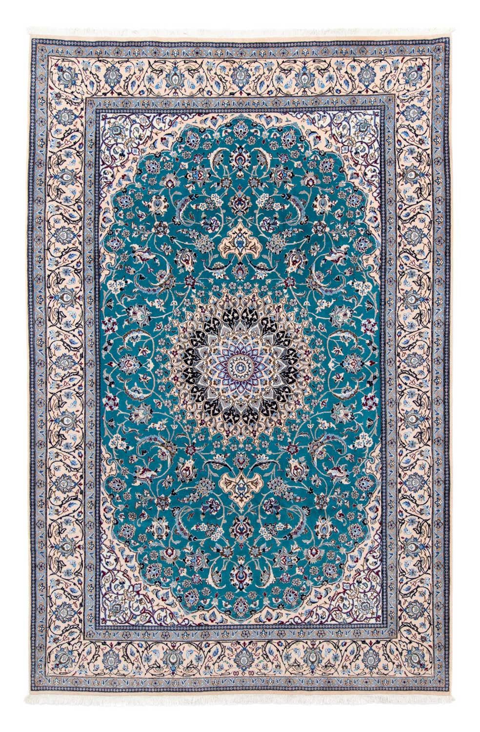 Perser Rug - Nain - Premium - 305 x 201 cm - sea blue