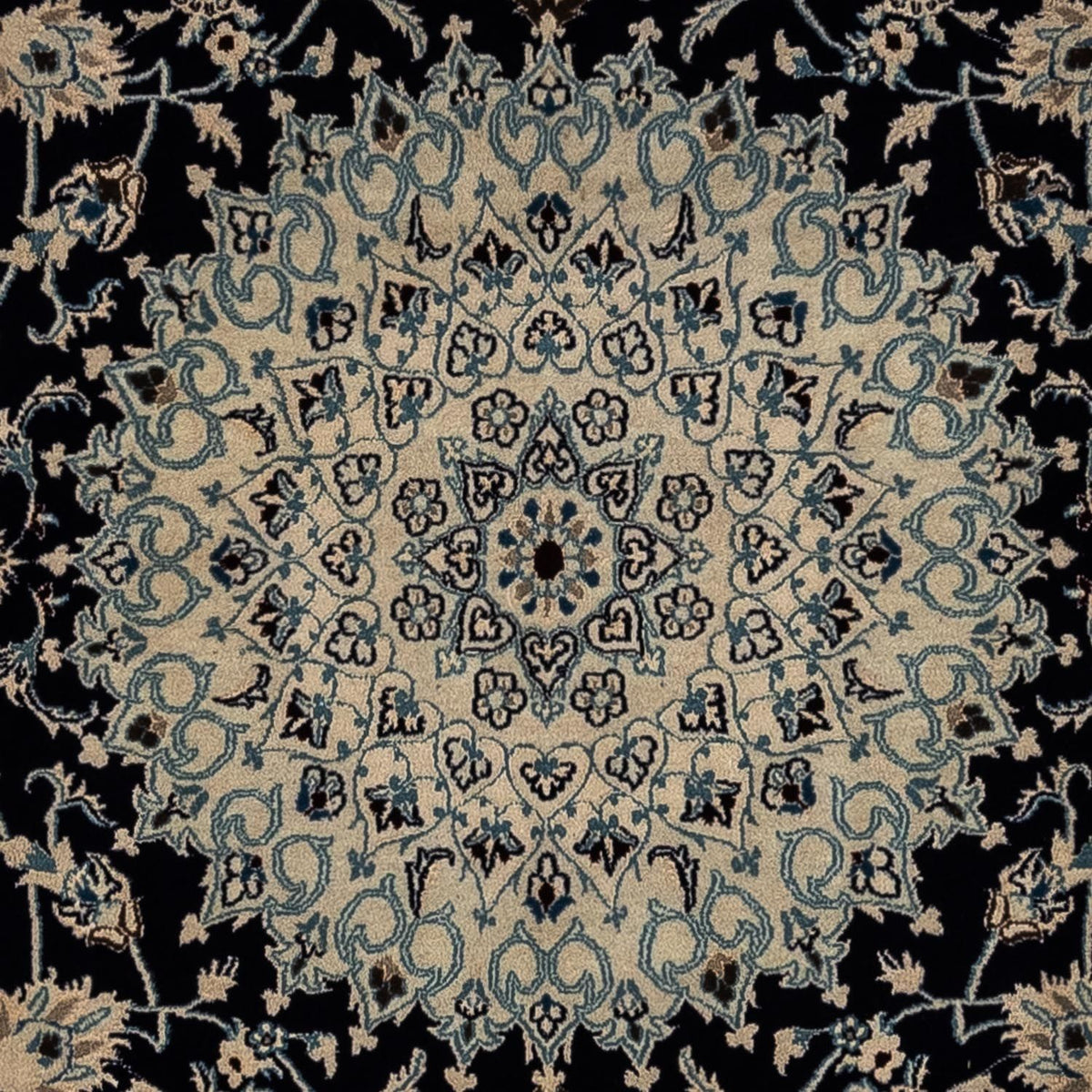 Perser Rug - Nain - Royal - 298 x 252 cm - black