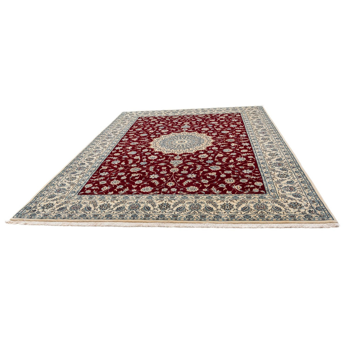 Perser Rug - Nain - Royal - 342 x 250 cm - dark red