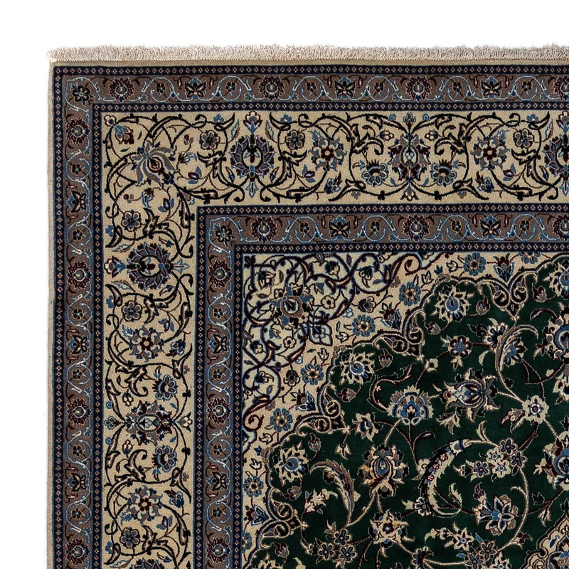 Perser Rug - Nain - Royal - 354 x 245 cm - dark green