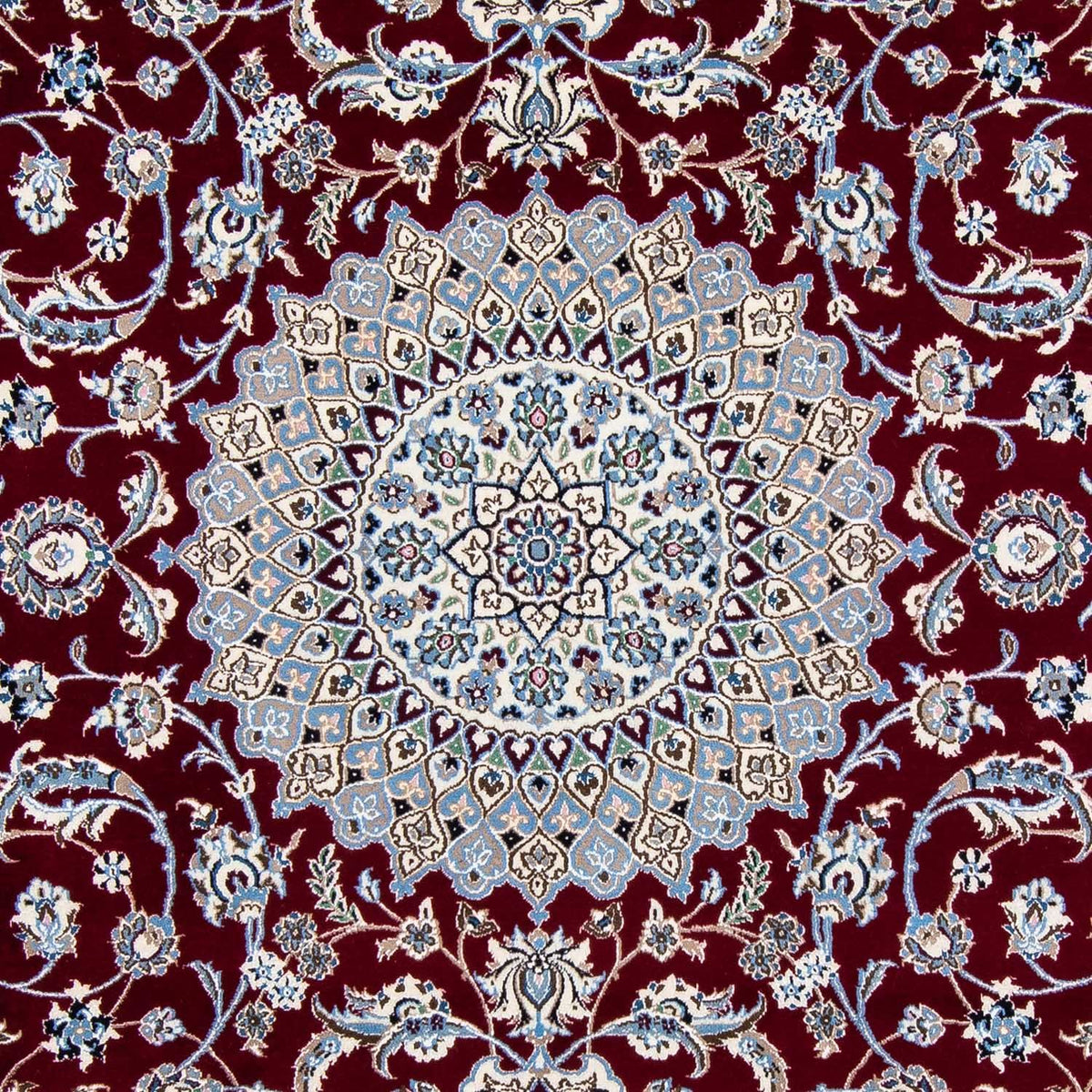 Perser Rug - Nain - Royal - 288 x 202 cm - dark red