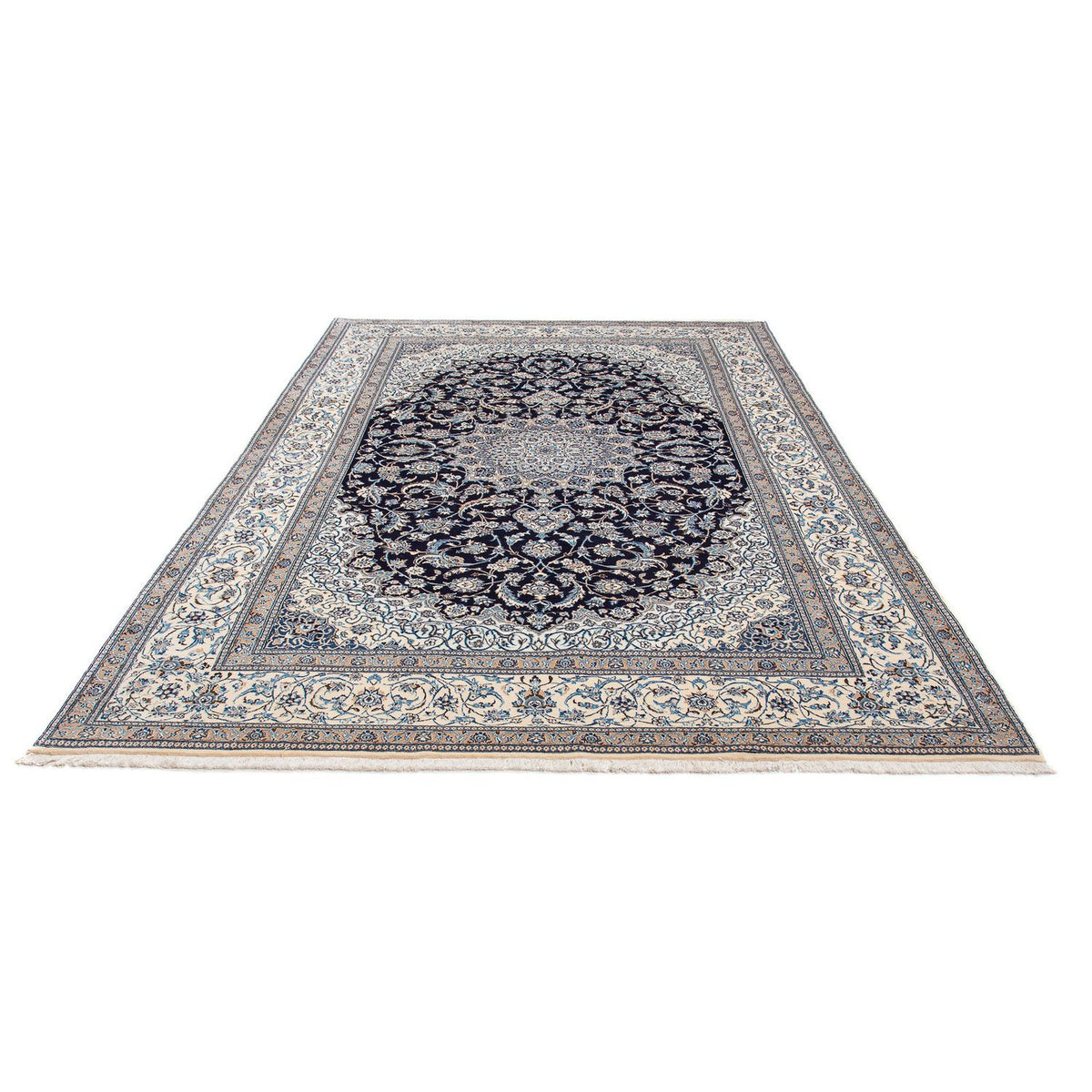 Perser Rug - Nain - Premium - 301 x 201 cm - dark blue