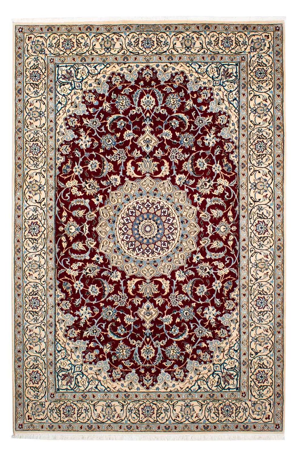 Perser Rug - Nain - Royal - 242 x 155 cm - dark red